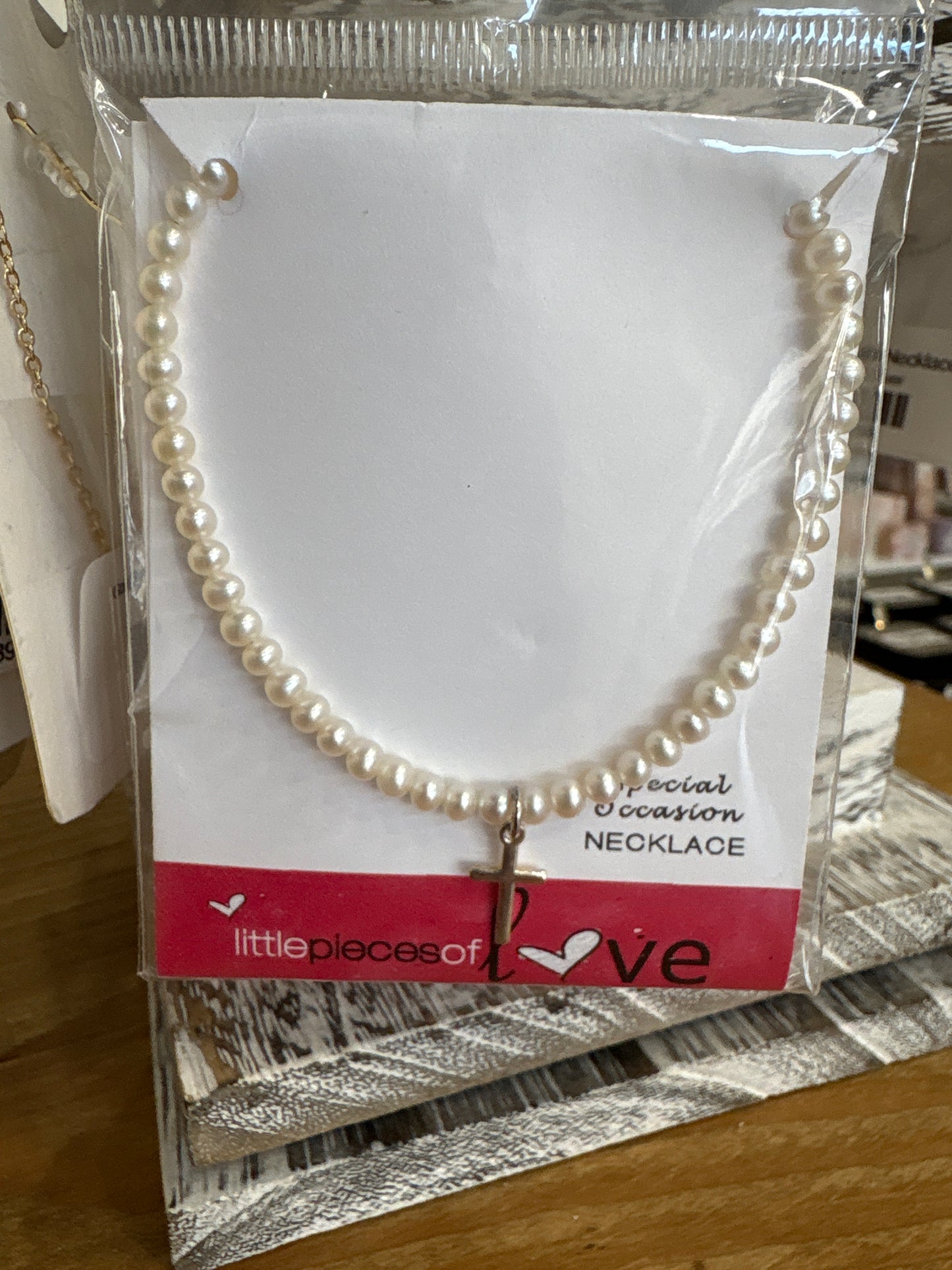 Little pieces of Love Necklace Cross