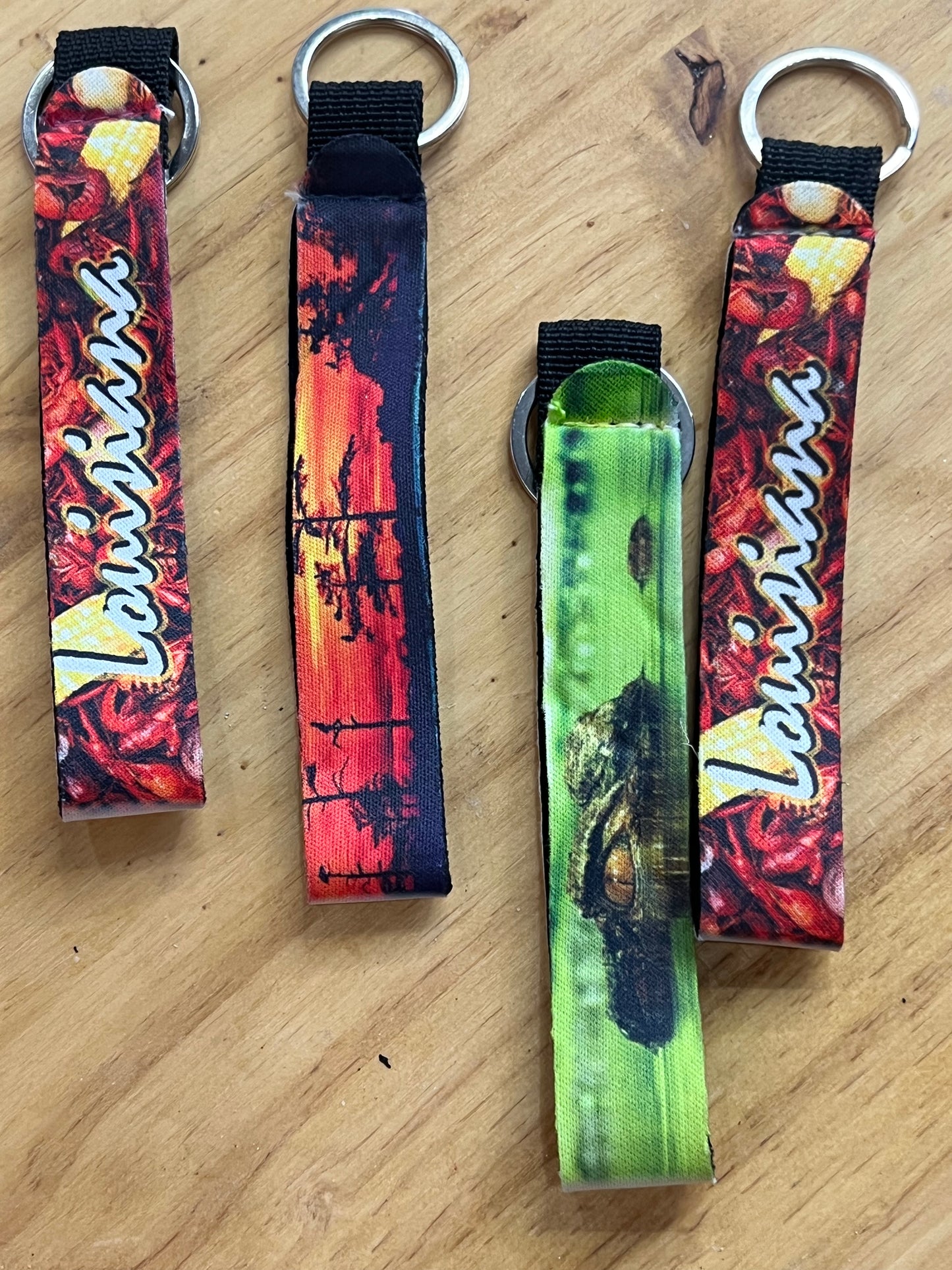 Louisiana Lanyard Key Chain