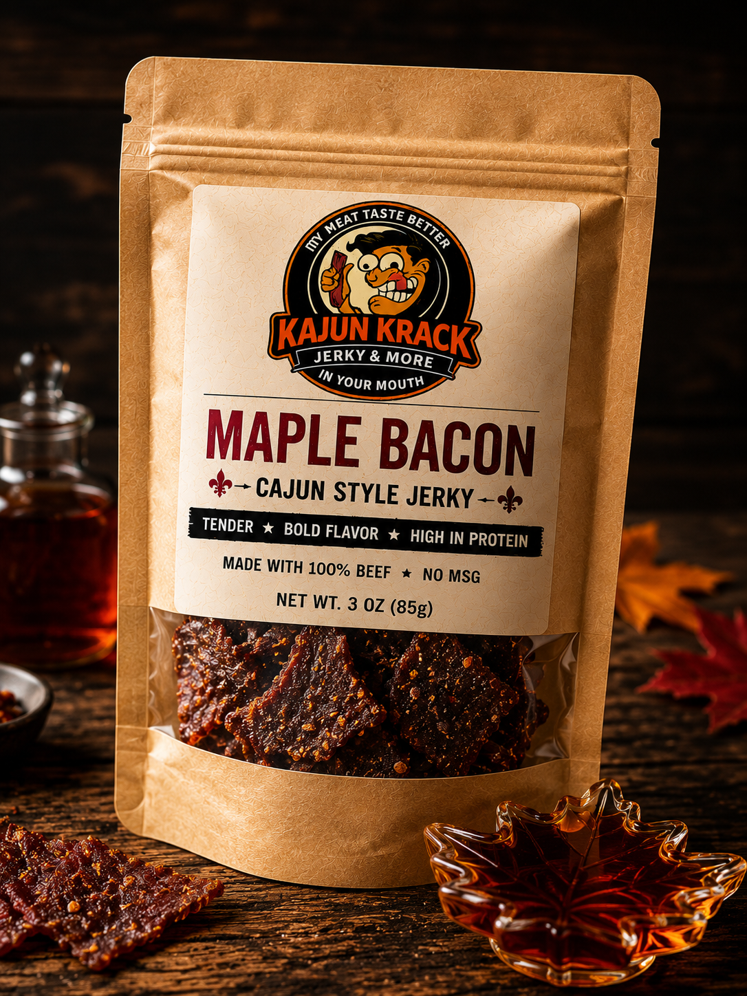 Maple Bacon Flavor Jerky