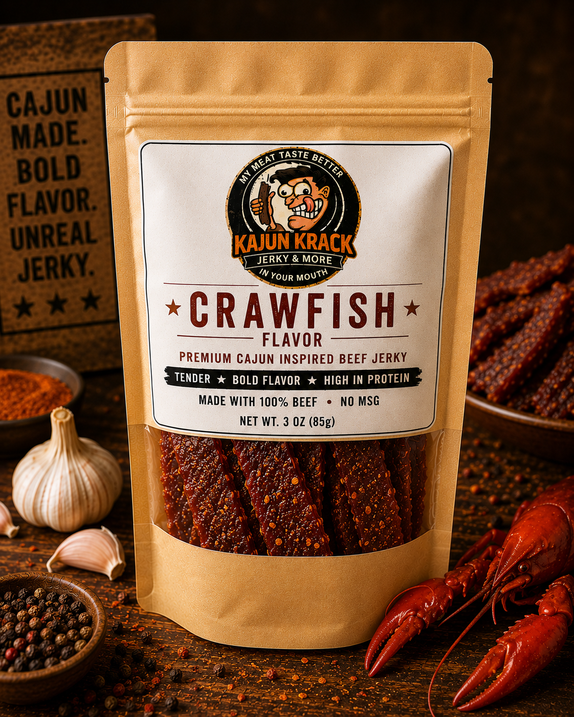 Crawfish Flavor Jerky