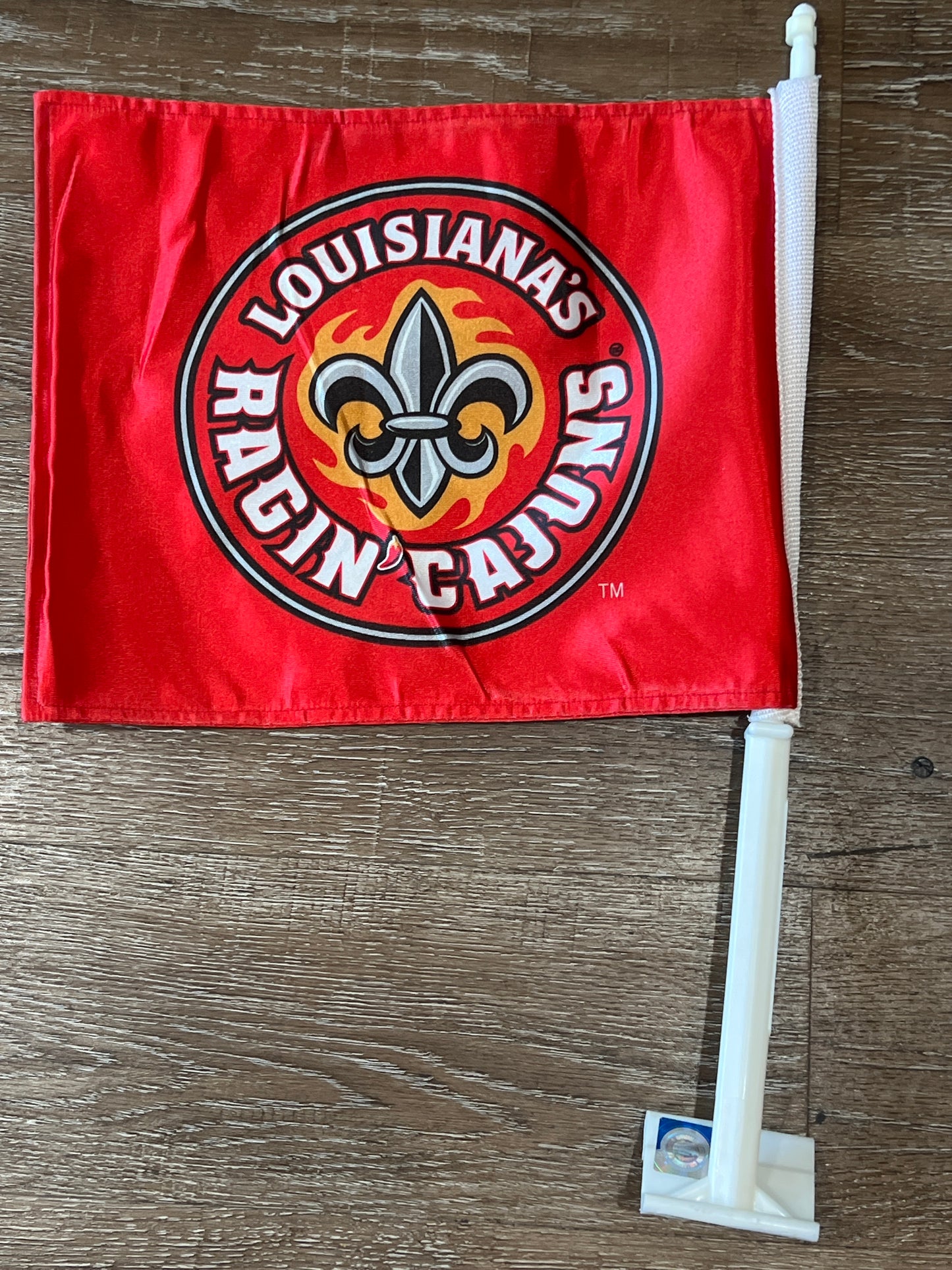 Rajun Cajun Car Window Flag