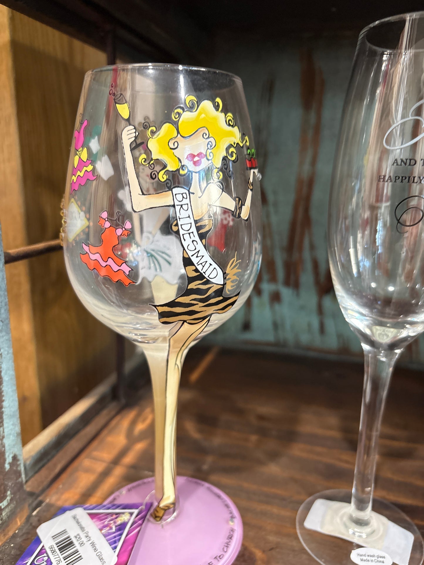 Bridesmaid Wine Glass