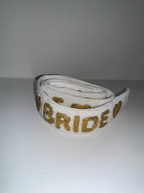 Bride Beaded Purse Strap