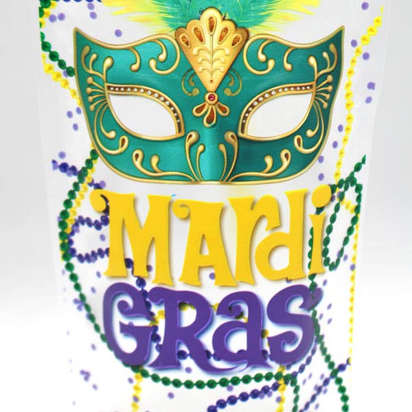 Mardi Gras - Wearable Drink Pouches (16 oz | 2-pack)