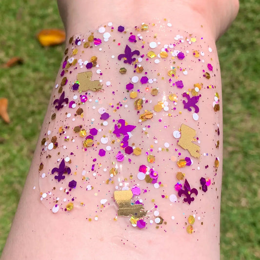 Lsu Organic Hair, Body, and Face Glitter