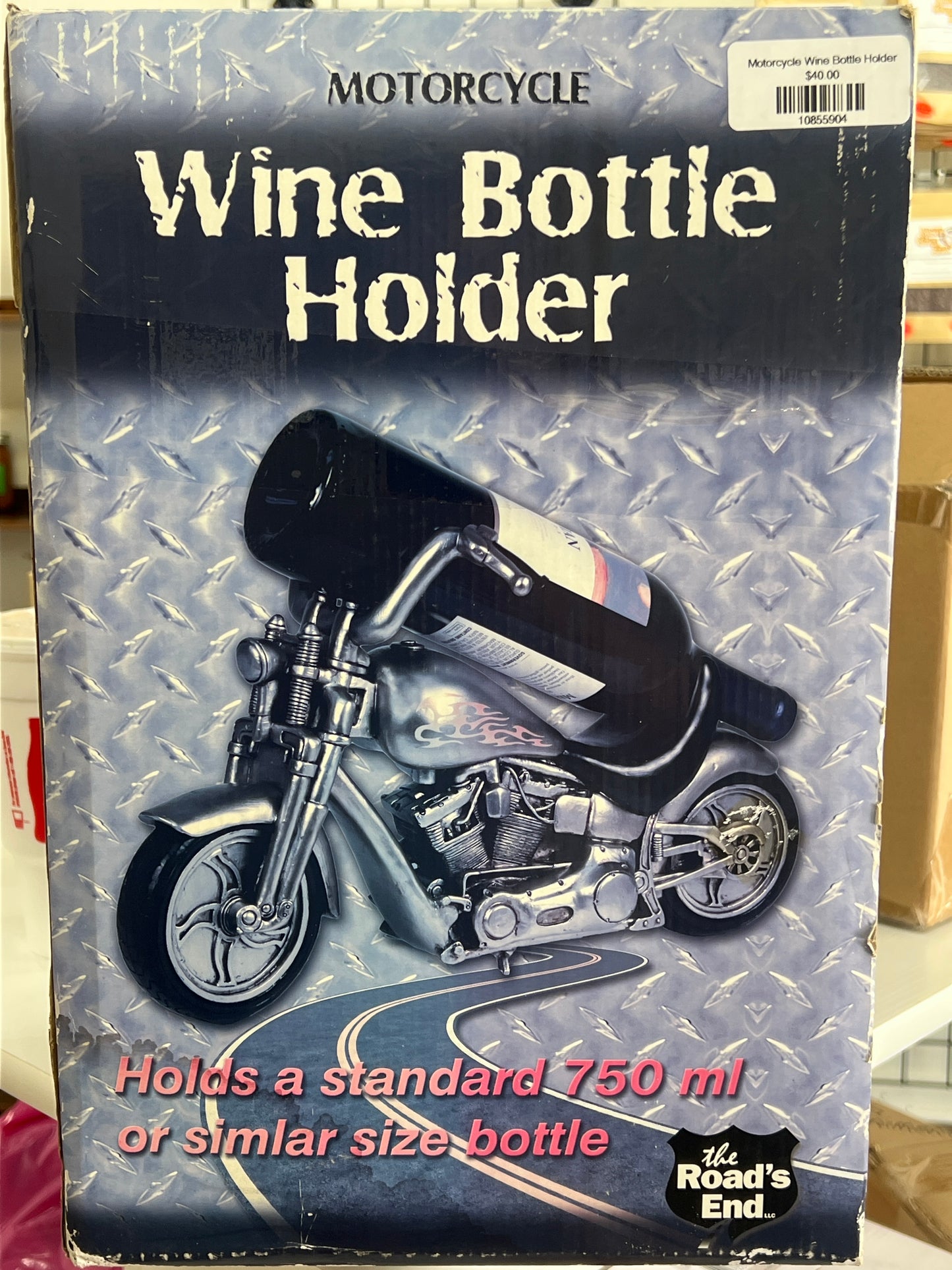 Motorcycle Wine Bottle Holder