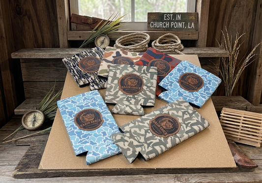 Kajun Krack Leather Patch Koozie