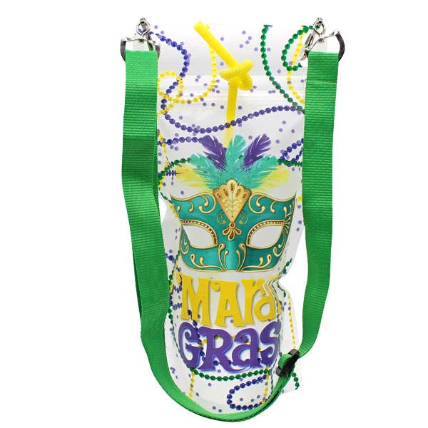 Mardi Gras - Wearable Drink Pouches (16 oz | 2-pack)