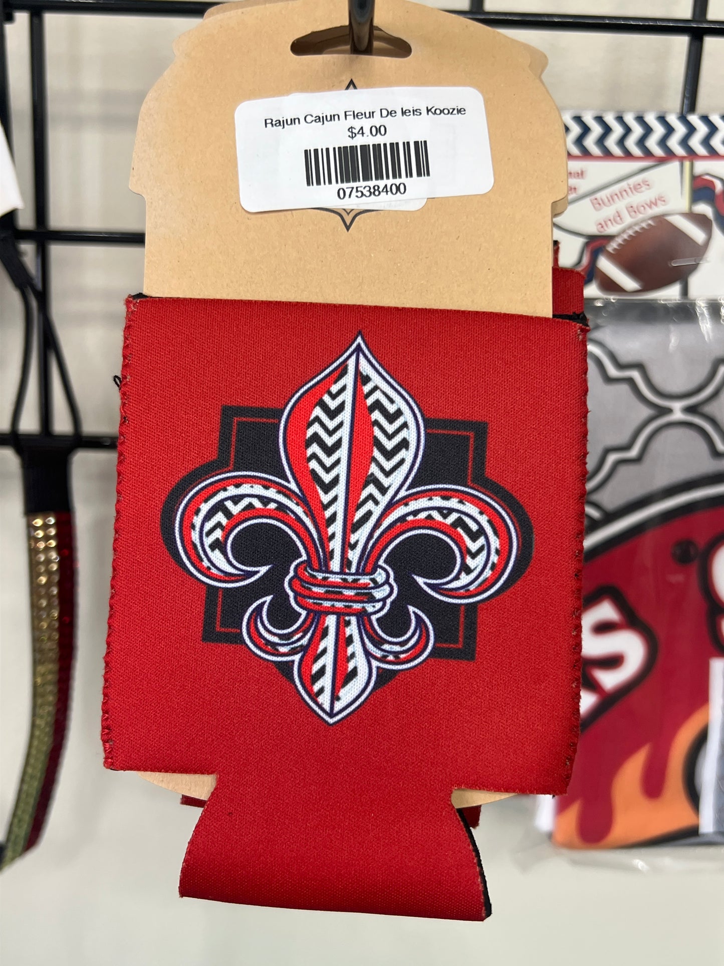 Rajun Cajun Fleur De leis Koozie