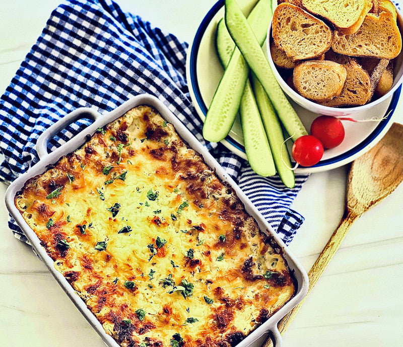 BAKED SPINACH & ARTICHOKE DIP