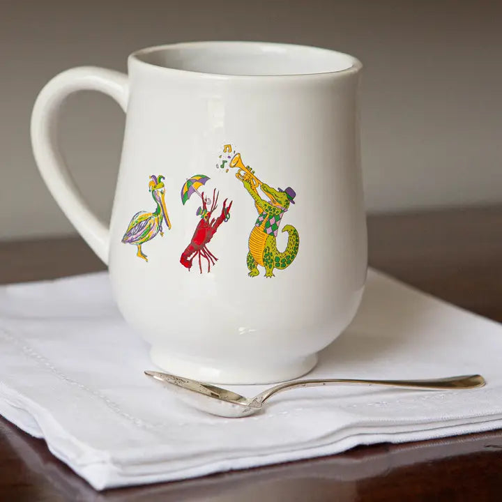 Mardi Gras Band Coffee Mug