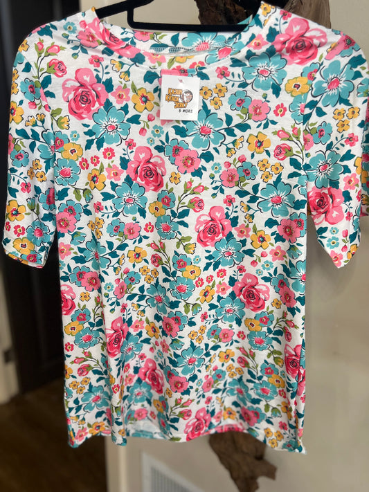 Floral Casual Short Sleeve Shirt