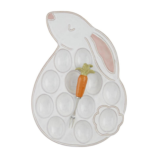 BUNNY DEVILED EGG TRAY SET