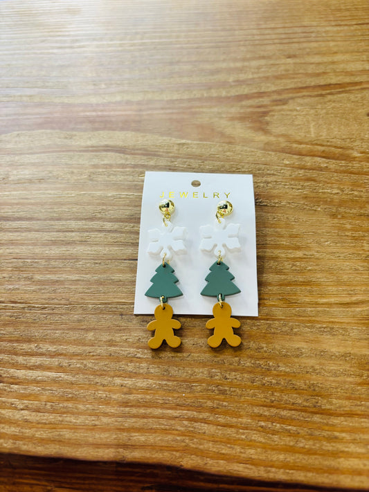 Xmas Snowflake Earrings