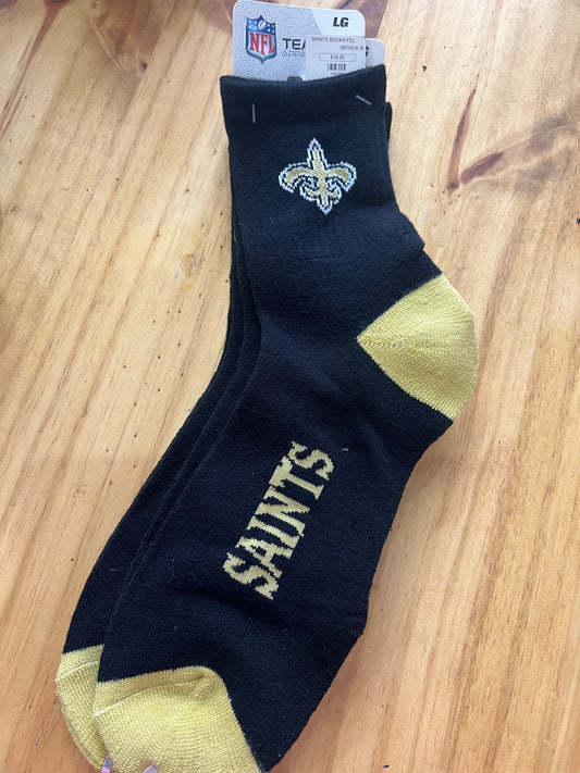 NFL Saint Socks LG
