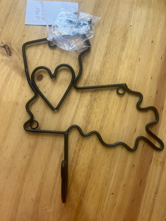Louisiana Shape Wall Hook