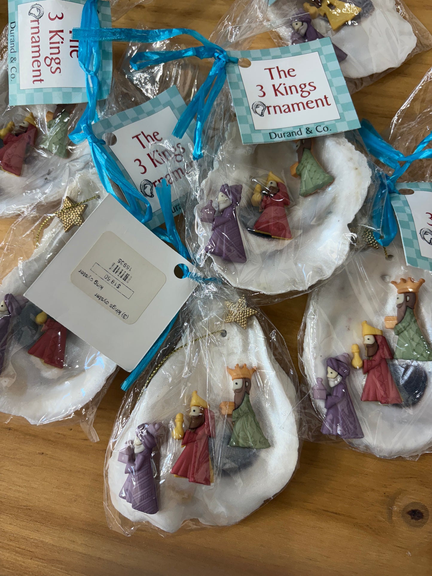 The 3 Kings Shell Ornament