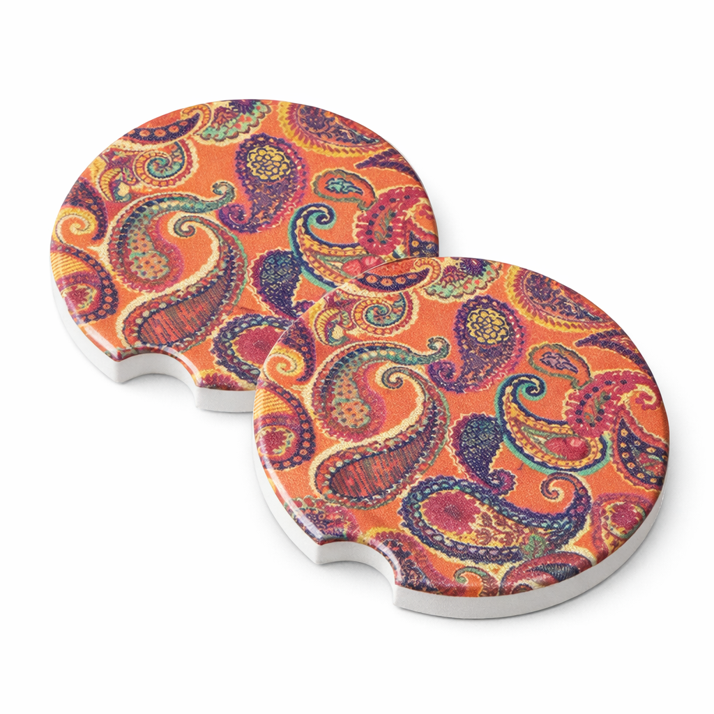 Car Coasters – Absorbent Cup Holder Coasters (Set of 2)