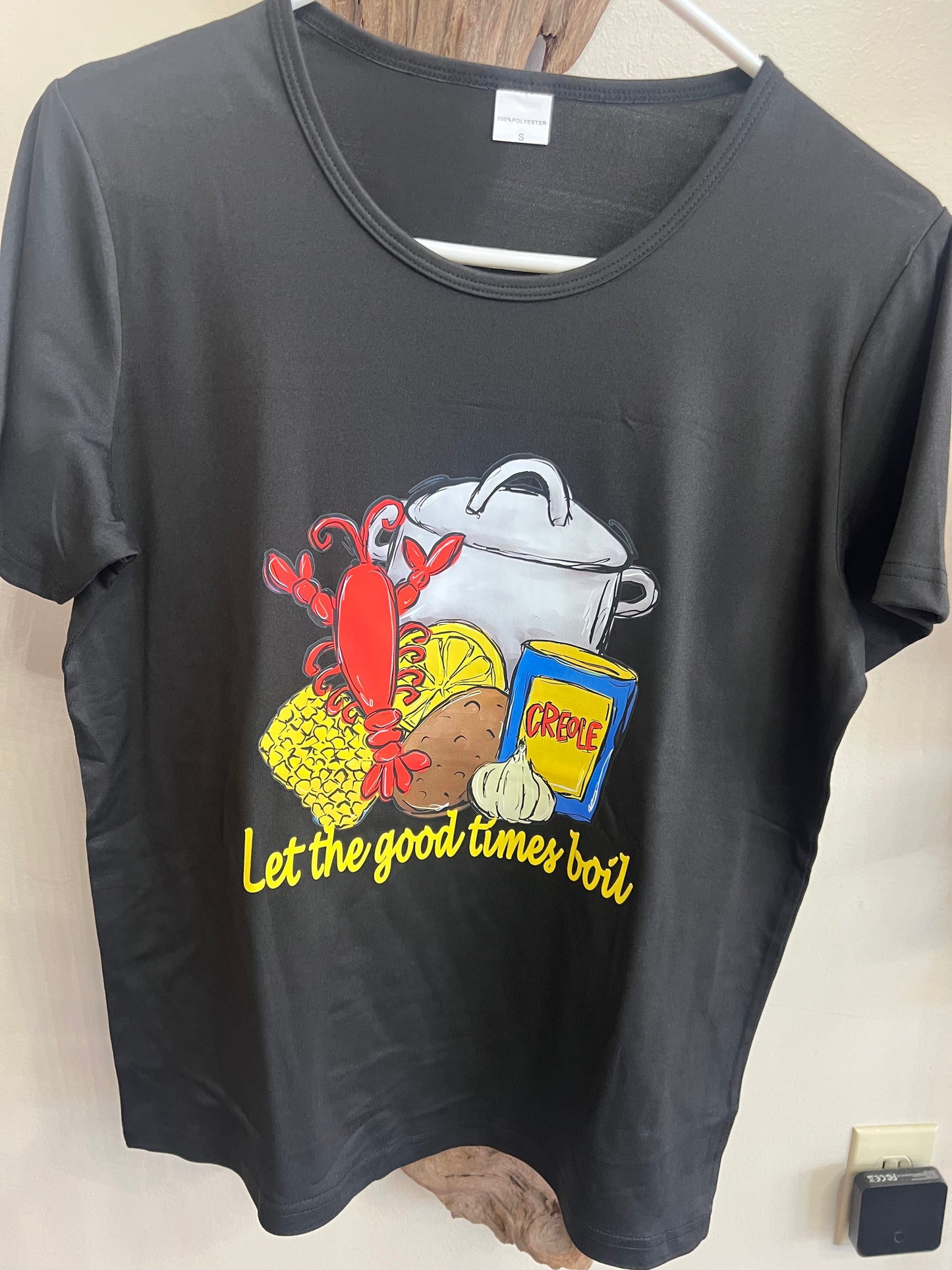 Let the good time boil women soft t-shirts