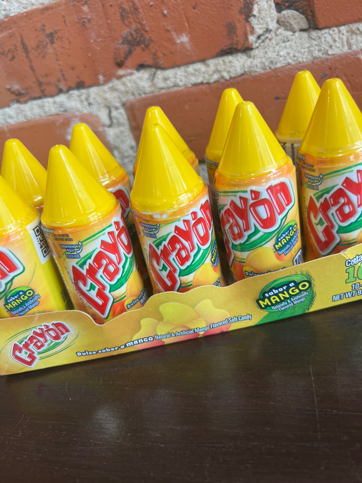 Crayon Mango Push Pops