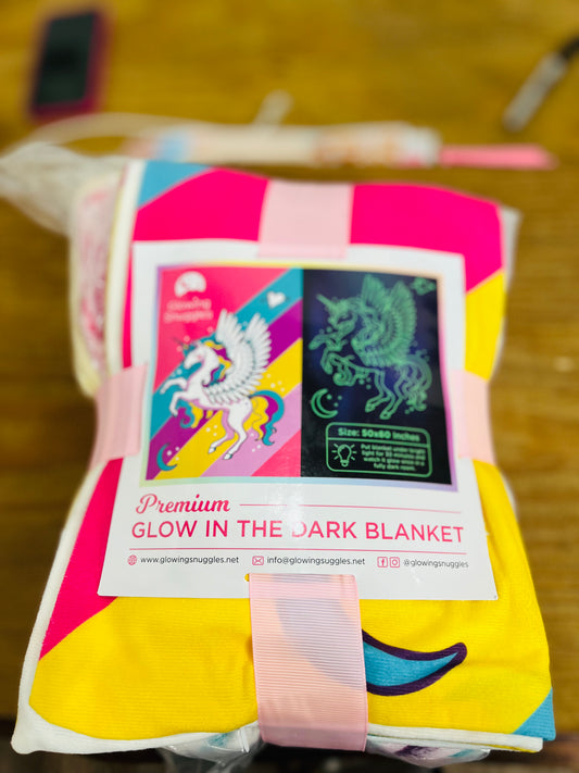 Unicorn Blanket Glow in the Dark