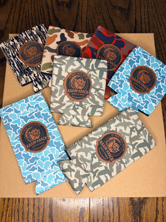 Kajun Krack Leather Patch Koozie