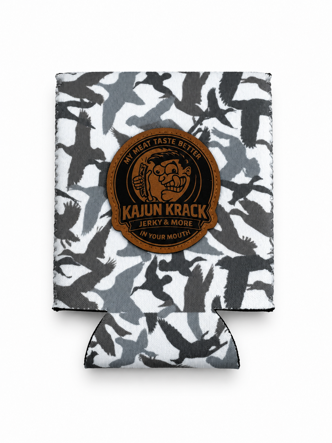 Kajun Krack Leather Patch Koozie