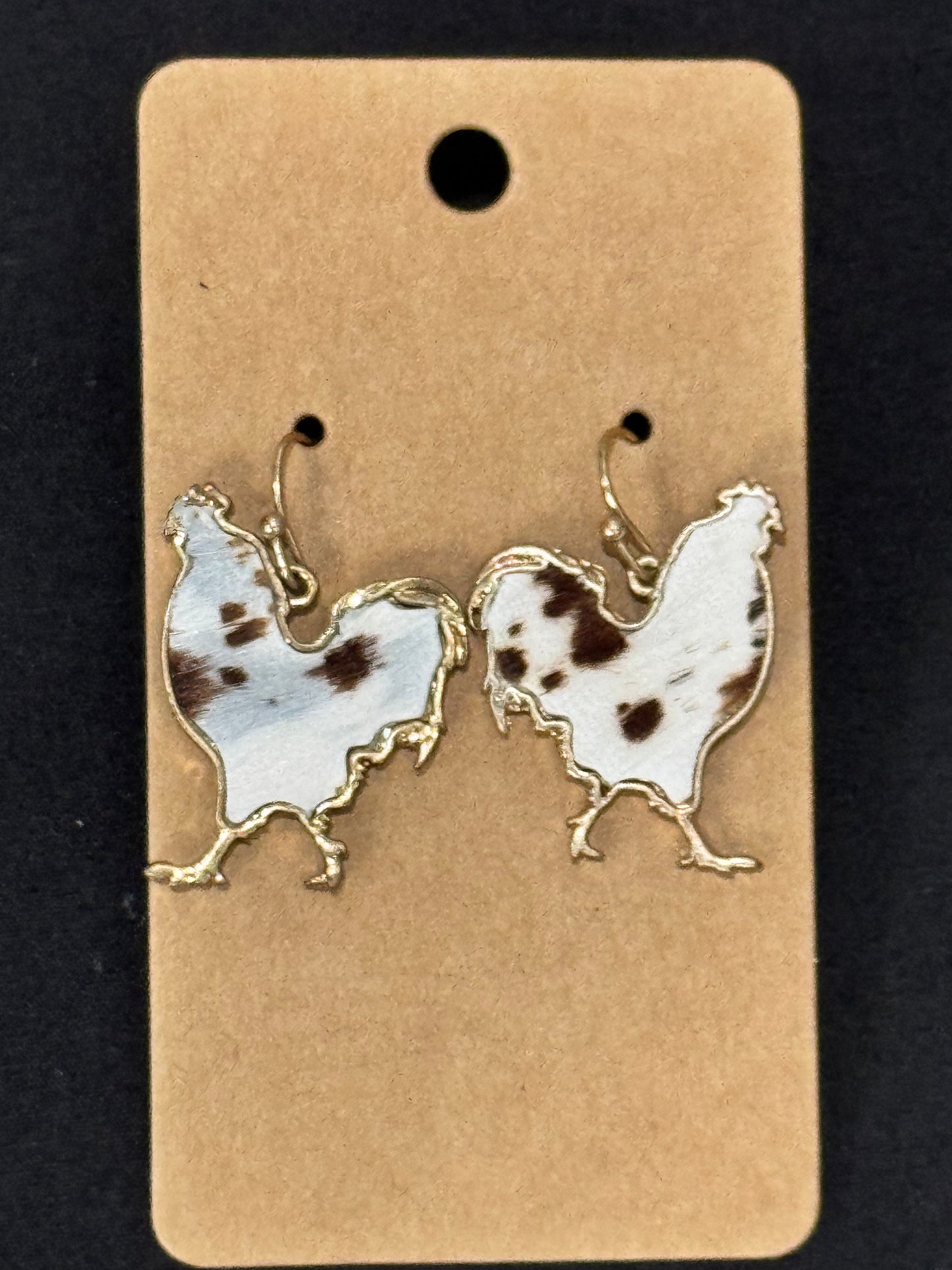 Chicken Earrings