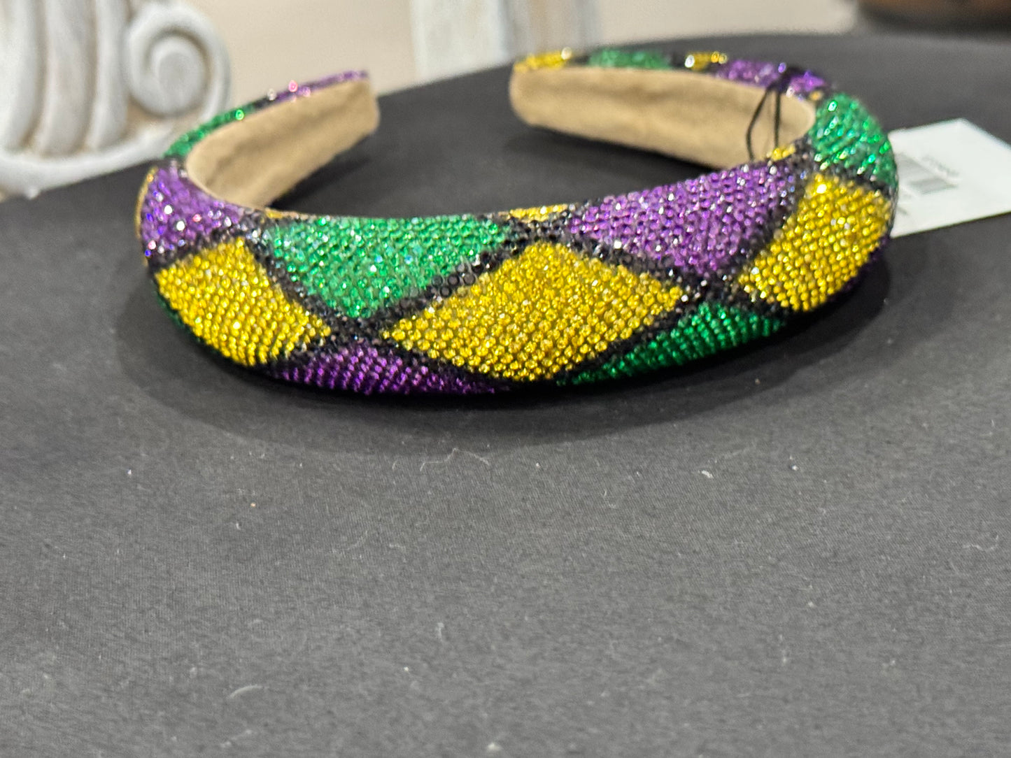 Rhinestone Mardi Gras Head Bands