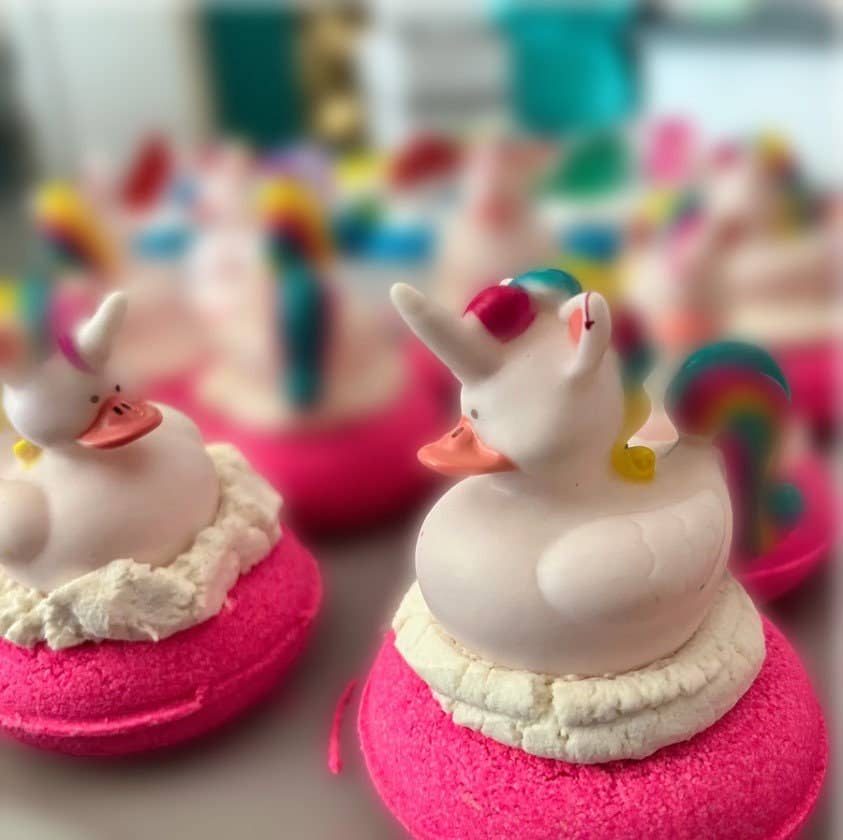 Unicorn Rubber Duck Bath Bomb