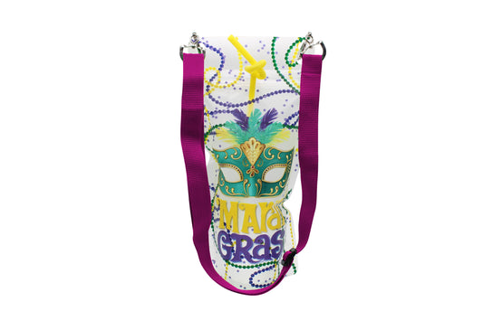 Mardi Gras - Wearable Drink Pouches (16 oz | 2-pack)