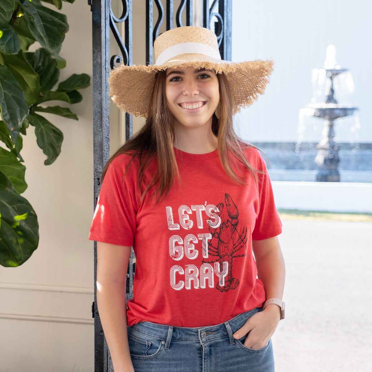 Let's Get Cray Crew Neck- T-Shirt    Red/White/Black   -Asst.