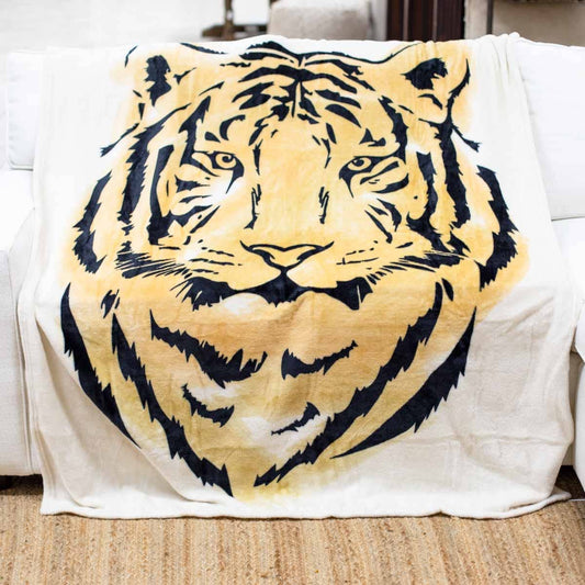 Easy Tiger Throw   Oatmeal/Camel   50x60